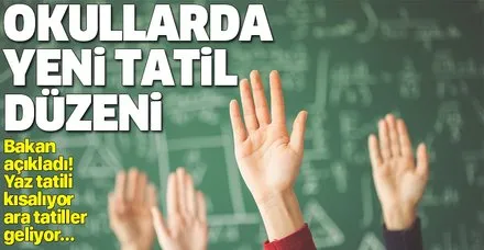 yaz tatili kisaldi mi 2019 2020 egitim