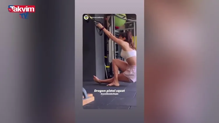 Ceren Benderlioğlu spor salonundan paylaştı! Fit fiziğiyle sosyal medyayı salladı: ''Baklava şov''