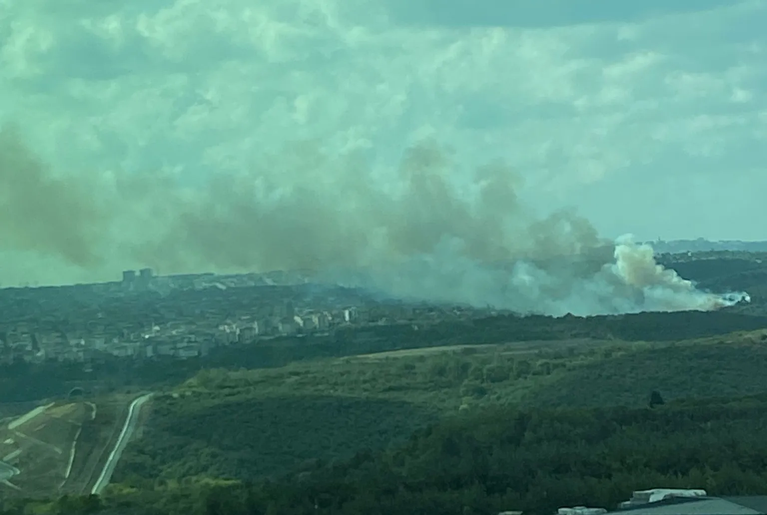 Sultangazi’de orman yangını