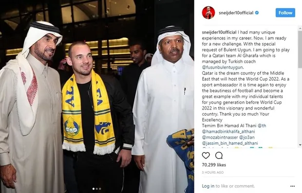 Sneijder'den Katar açıklaması-1