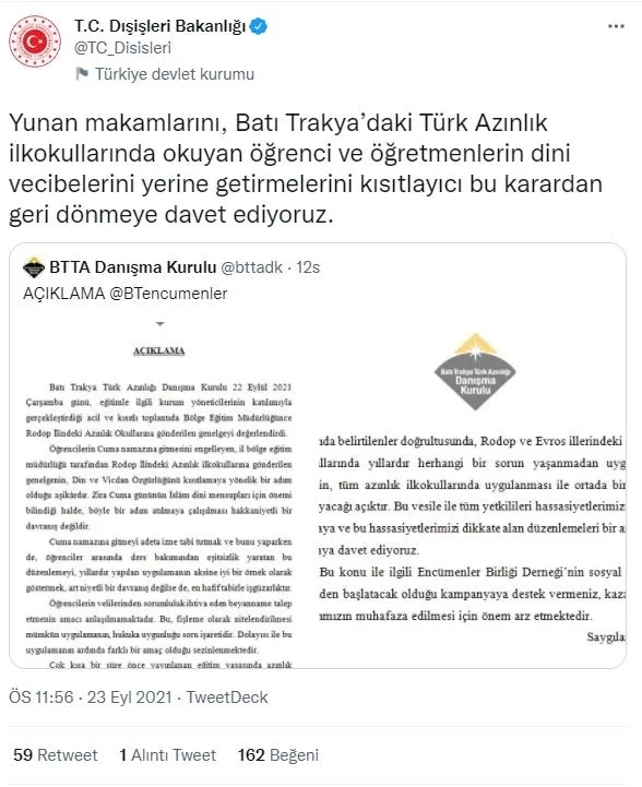 yunanistanin-bati-trakyadaki-dini-vecibeleri-kisitlayan-kararina-turkiyeden-tepki-1632433926503.jpeg Yunanistan'ın Batı Trakya'daki 'dini vecibeleri' kısıtlayan kararına Türkiye'den tepki-1