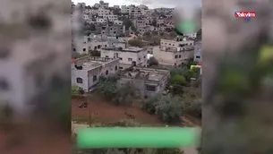 Soykırımcı İsrail orudusu Batı Şeriadaki bir köyü füzelerle hedef aldı