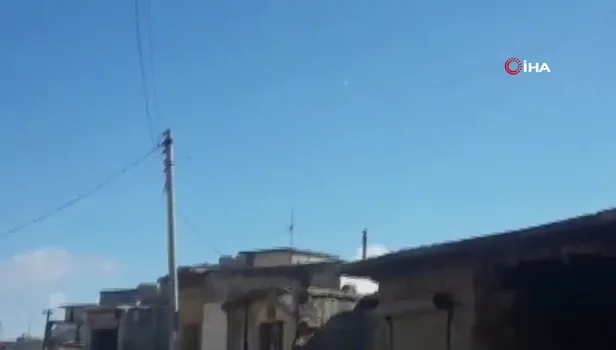 İşte rejim uçaklarının düşürülme anı | VİDEO