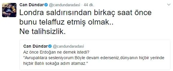 Can Dündar'dan küstah paylaşım!-1