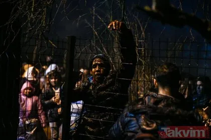 Son dakika: Göçmenler sınıra akın etti! Görüntüler Edirne’den