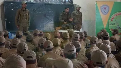ABD’nin YPG’ye verdiği silahlı eğitimden kareler