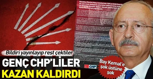 CHP İstanbul Gençlik Kolları isyan etti: Asıl çalışan biziz listede niye yokuz