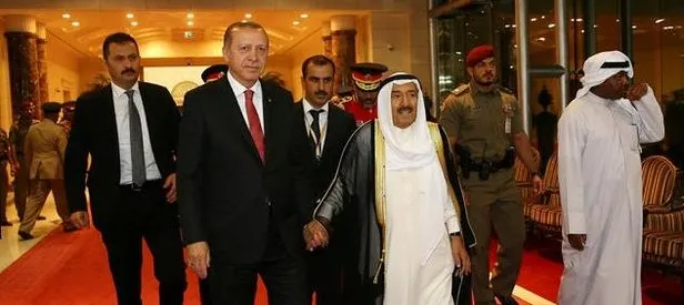 Cumhurbaşkanı Erdoğan Kuveytte