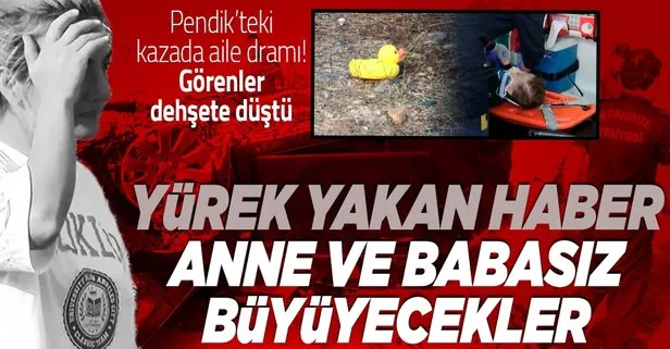 Pendik Kuzey Marmara Otoyolu’nda feci kaza! Anne ve babaları ölen iki çocuk araçtan yaralı olarak kurtuldu