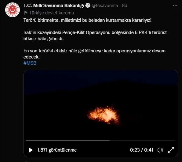 Teröre bir darbe daha: 5 PKK'lı terörist etkisiz hale getirildi! - Takvim