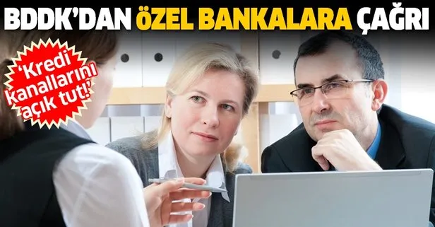 BDDK’dan özel bankalara çağrı: Kredi kanallarını açık tut