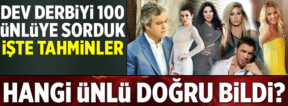 Hangi ünlü doğru tahmin etti