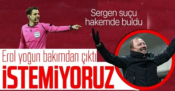 Beşiktaş’ın Teknik Direktörü Sergen Yalçın’dan hakem tepkisi: Bizim maçlarımızda görmek istemiyoruz!