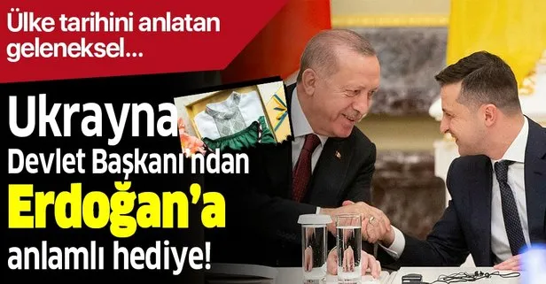 Başkan Erdoğan'a anlamlı hediye!