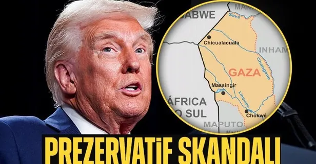 Trump’tan Gazze skandalı! “Prezervatif parası gönderdik Hamas bomba yaptı” dedi O “Gaza” Mozambik’te çıktı