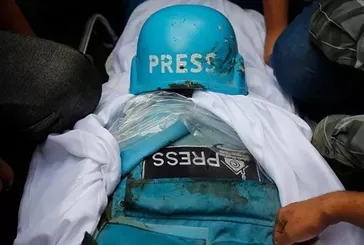 Gazze'deki soykırımı örtbas etmek isteyen katil İsrail gazetecileri hedef alıyor! 86 gazeteci hayatını kaybetti