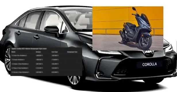 Toyota'dan ayda 16 bin TL'ye Corolla! Honda'dan ise faizsiz 10 bin TL'ye motosiklet