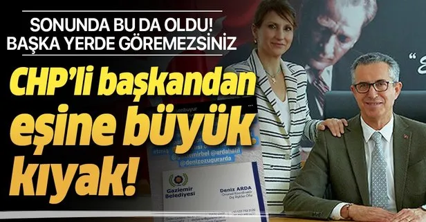 Sonunda bu da oldu: CHP’li Gaziemir Belediyesi Başkanı Halil Arda eşini ’Onursal Koordinatör’ ilan etti!