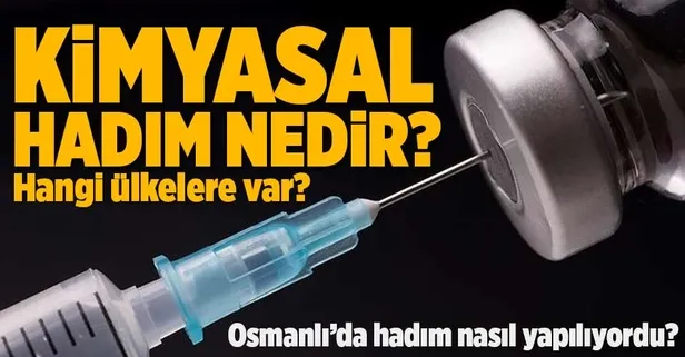 Kimyasal hadım nedir?