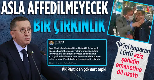AK Parti'den şehit ağabeyine küfür eden İYİ Partili Lütfü Türkkan'a çok sert tepki: Bu asla affedilmeyecek bir çirkinliktir