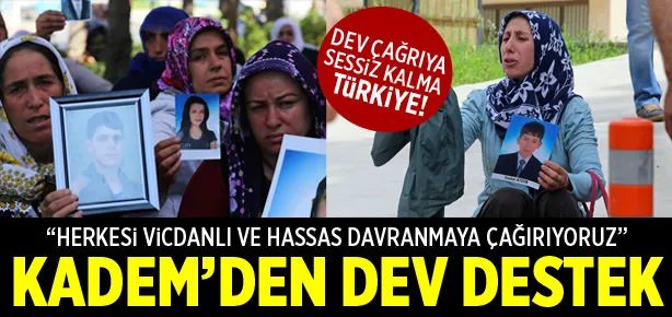 KADEM’den acılı annelere destek kampanyası