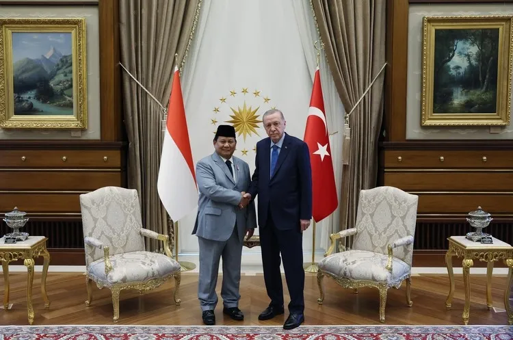 Başkan Recep Tayyip Erdoğan ve Endonezya Cumhurbaşkanı Prabowo Subianto (Haberin fotoğrafları AA Arşiv'e aittir)