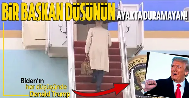 Son dakika: Joe Biden yine düşüyordu! Beyaz Saray'da gelenek bozuldu!