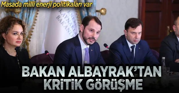 Bakan Albayrak'tan kritik görüşme