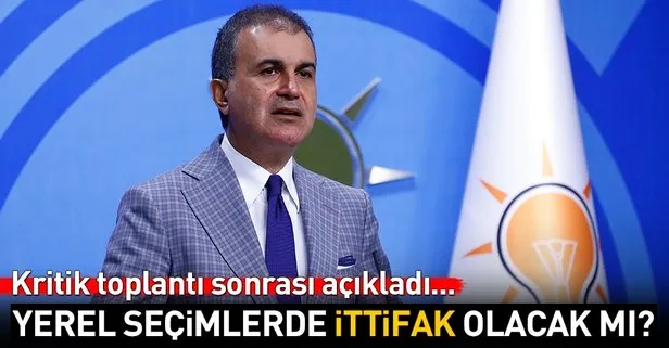 AK Partiden ittifak ve af açıklaması