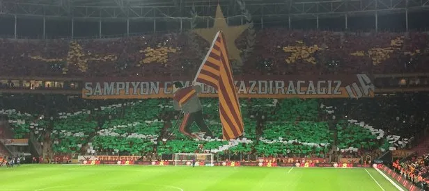 Galatasaray taraftarından derbi hazırlığı