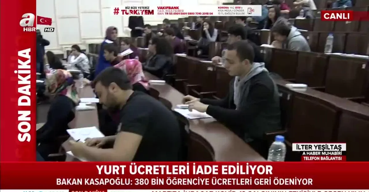 kyk yurt ucretleri iade edilmeye