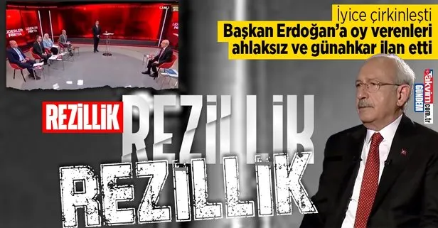 Kemal Kılıçdaroğlu’ndan bir skandal daha! Başkan Erdoğan’a oy veren vatandaşlara hakaret yağdırdı... Tepki üstüne tepki