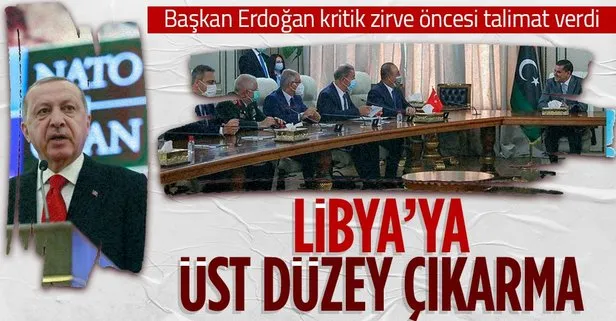 Türkiye'den Libya'ya üst düzey ziyaret!