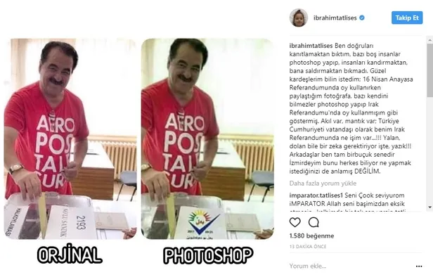 İbrahim Tatlıses Kuzey Irak'lı photoshopa isyan etti-1