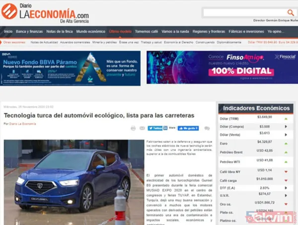 Kuzey Kıbrıs Türk Cumhuriyeti'nin yerli otomobili GÜNSEL dünya basınında büyük övgü topladı - 8