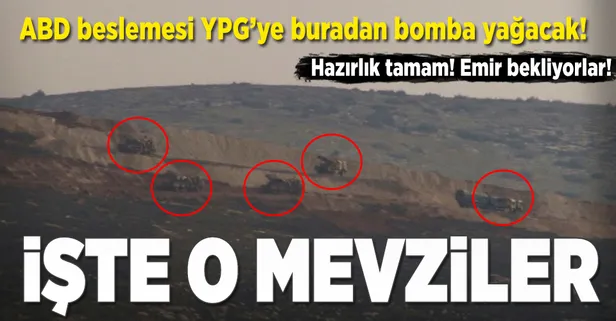 Afrin'e bomba yağacak...İşte o mevziler