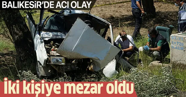 Balıkesir'de acı olay! İki kişiye mezar oldu