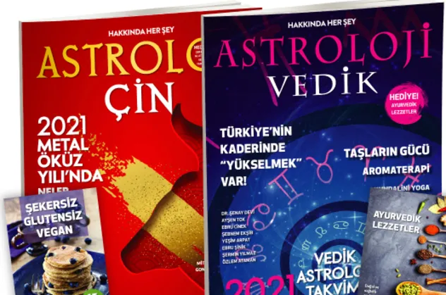 2 yeni dergi geliyor! Çin ve Vedik astrolojisi yorumları sizlerle