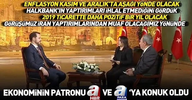 Son dakika: Hazine ve Maliye Bakanı Berat Albayrak’tan önemli açıklamalar