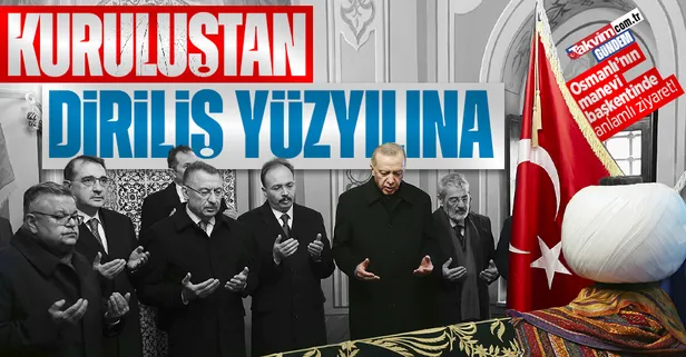 Başkan Erdoğan, cuma namazını Söğüt'te kıldı Ertuğrul Gazi Türbesi'ni ziyaret etti