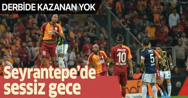 Galatasaray 0 0 Fenerbahce Mac Sonucu Takvim