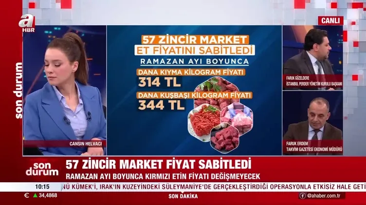 Et fiyatlarına Ramazan sabitlemesi!