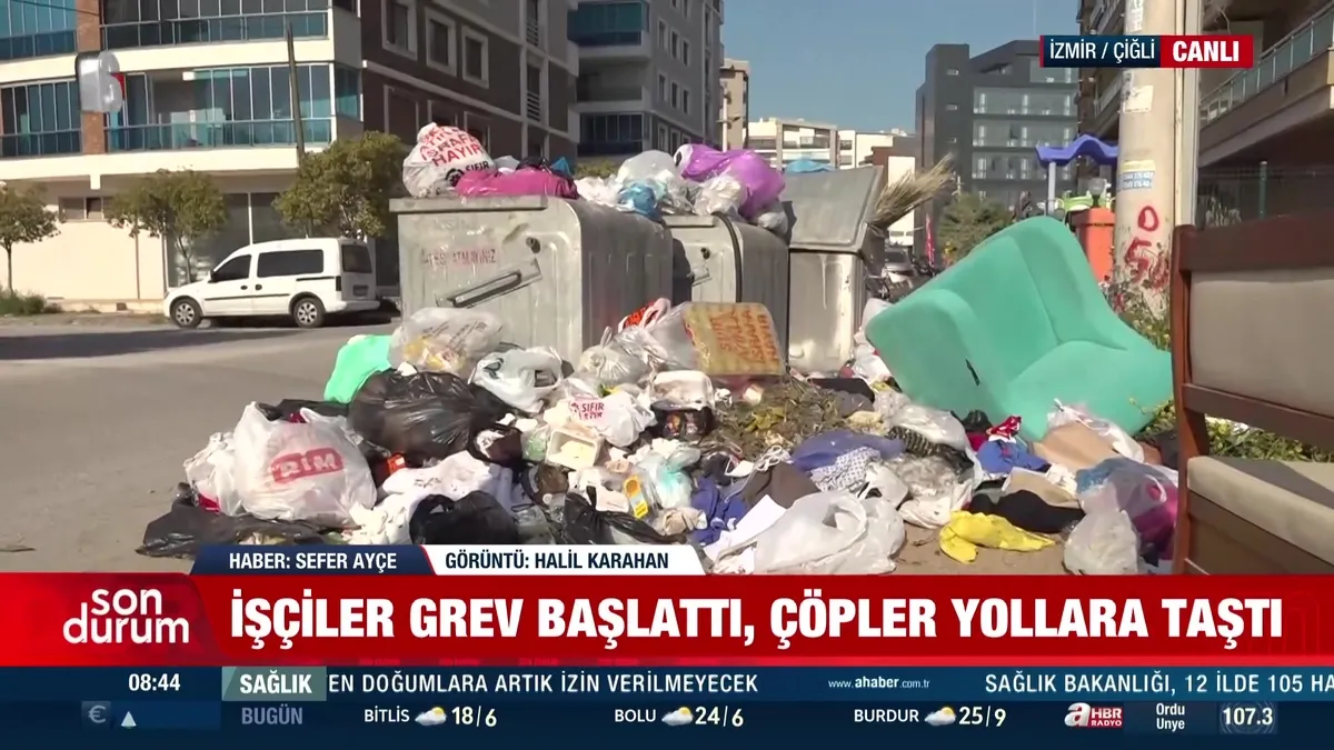 İzmir Çiğli’de çöp sorunu büyüyor!