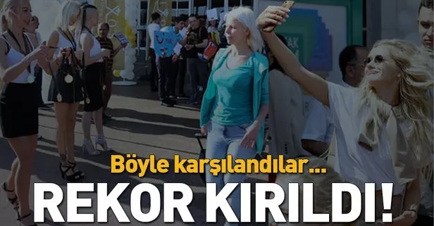 Rekor kırıldı... Böyle karşılandılar