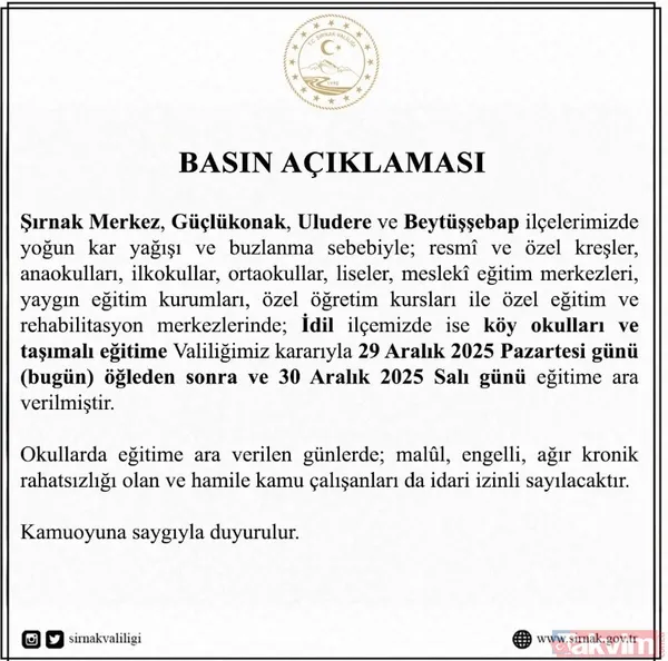 📍 Siirt Siirt'te Etkili Olan Olumsuz Hava Şartları Nedeniyle Sadece Okullar Tatil Edilmekle Kalmadı, Aynı Zamanda Trafik Güvenliği İçin Kuryelerin Ve...