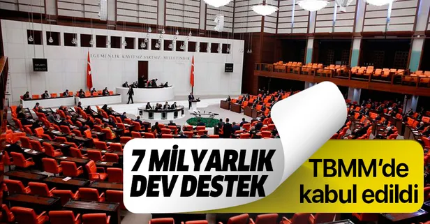 TBMM'de kabul edildi: 7 milyar liraya yakın asgari ücret desteği verilecek