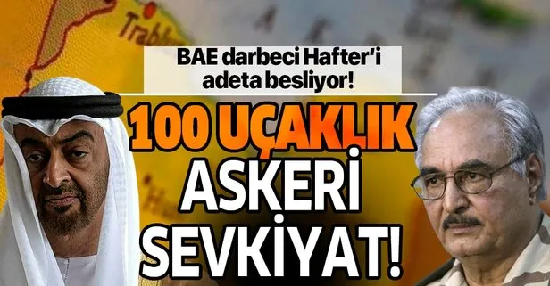 BAE'den darbeci Hafter'e 100 uçak dolusu askeri takviye!