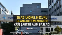 17.500 TL, 20.200 TL maaş veriliyor! En az ilkokul mezunu olanlar hemen bakın! 2024 İŞKUR KPSS şartsız iş alımları başladı!