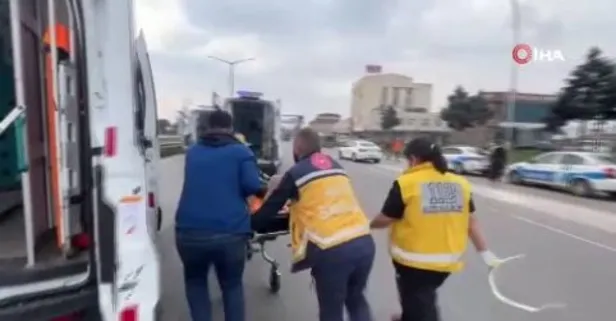 Kocaeli'de feci kaza! Bayram ziyaretine giden 8 kişilik ailenin bulunduğu araç yan yattı!