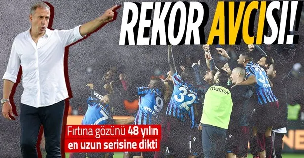 Trabzonspor tarihi yenilmezlik rekoru peşinde!